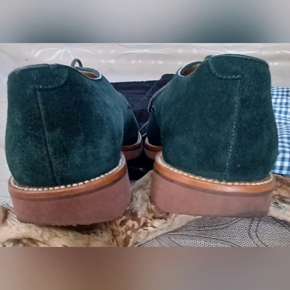 J. Crew Green Suede Shoes!